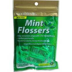 966878 Mint Flossers With Pick - 90 Count