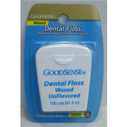 966874 Goodsense(r) Waxed Dental Floss 100 Yards Case Of 36