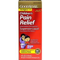 966606 Goodsense(r) Child Pain Relief Liquid 160mg- Grape 4 Oz Case Of 48