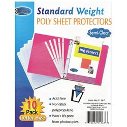 1294783 Sheet Protectors - 10 Ct - 9 X 11 Case Of 100