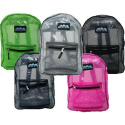 2278701 17 Arctic Star Mesh Backpack - Assorted Colors Case Of 24