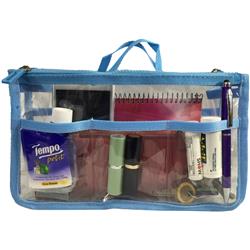 Handbag Organizer - Clear/light Blue Case Of 20
