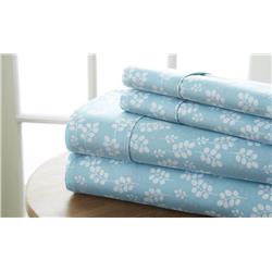 2275479 Soft Essentials? Premium Ultra Soft Wheat Pattern 4 Piece Bed Sheet Set - California King - Pale Case Of 12