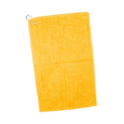 2286199 Velour Hemmed Hand/golf Towel - Gold Case Of 144