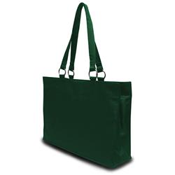 1940496 Stephanie Large Game Day Microfiber Tote - Forest Case Of 24