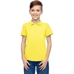 2267015 Toddlers Short Sleeve Polo Shirts, Yellow - Case Of 36 - Size 2t-4t