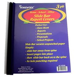 1858905 Slide Bar Report Covers - 3 Per Pack - Case Of 48