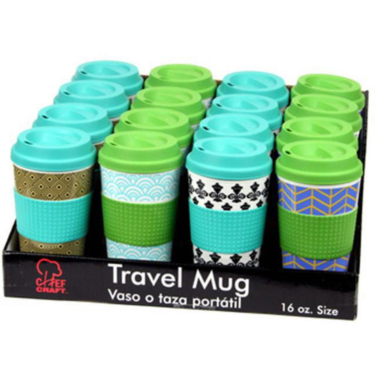 2287804 Travel Mug With Patterns - 16.5 Oz Case Of 16
