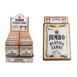 Jumbo Playing Cards - Case Of 36