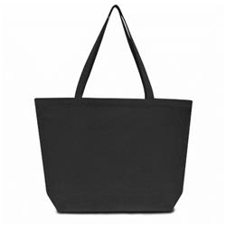 2288971 Large Seaside Cotton Pigment Dyed Tote Bag, Washed Black - Pack Of 72