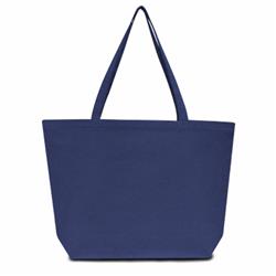 Large Seaside Cotton Pigment Dyed Tote Bag, Washed Navy - Pack Of 72
