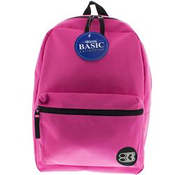 Bazic 2288301 16 In. Fuchsia Basic Backpack - Case Of 12