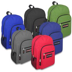 983267 19 In. Deluxe Backpack, Assortedcolors - Case Of 24