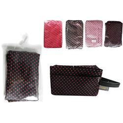 Familymaid 2291719 Small Polka Dot Print Cosmetic Bag, Case Of 24
