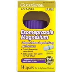 Dollardays 2318384 20 Mg Goodsense Esomeprazole Magnesium 24-hr Delayed Release Capsules - 14 Count & Case Of 24
