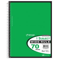 2315196 10.5 X 8 In. Ddi 70 Sheet Wide Ruled One Subject Notebook - Case Of 24