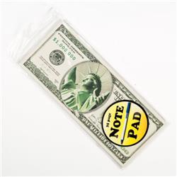 2319470 35 Page Dollar Bill Notepad, Green - Case Of 288