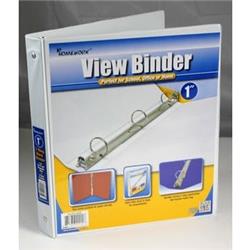 1858555 Ddi 1 In. Clear View Binder With Two Inside Pockets - Case Of 48