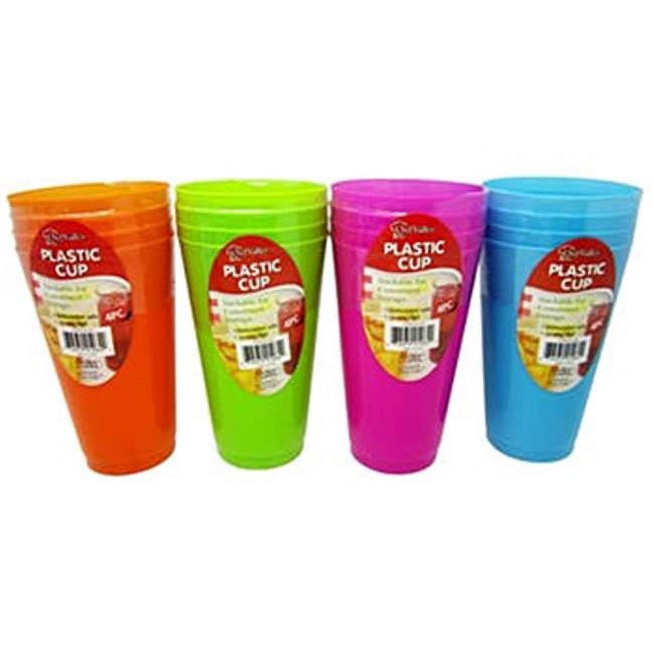 2316305 4 Piece 16 Oz Tumbler Glass, Assorted Color - Case Of 48