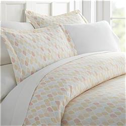 2320086 3 Piece King Size Ultra Soft Fall Foliage Pattern Duvet Cover Set - Case Of 12
