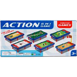 2322382 16.75 In. 6-in-1 Assorted Tabletop Games - Case Of 12