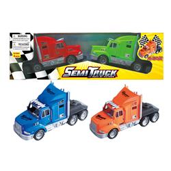 Semi Trucks 2322489 9 in. Friction Semi Truck 2 Piece - Case of 24 Semi Trucks 2322489 9 in. Friction Semi Truck 2 Piece - Case of 24