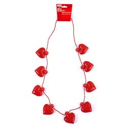 2323293 Heart Led Valentine Fun Necklace - Case Of 48