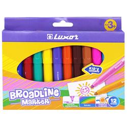 2323601 12 Count Broad Line Color Markers - Case Of 72