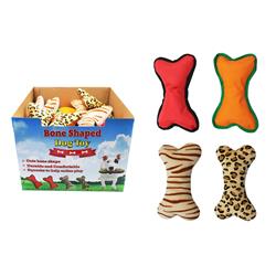 2279591 Bone Shaped Dog Toy, Assorted Color - Case Of 36 - 36 Per Pack