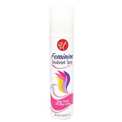 2288635 2 Oz Feminine Deodorant Spray - Case Of 48 - 48 Per Pack