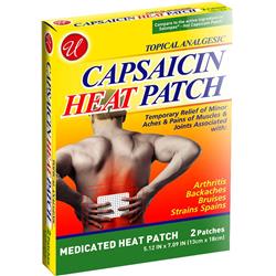 2288627 5.12 X 7.09 In. Capsaicin Medicated Heat Patch - 2 Count - Case Of 96 - 96 Per Pack