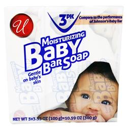 2290749 Moisturizing Baby Bar Soap, White - Case Of 48 - 48 Per Pack