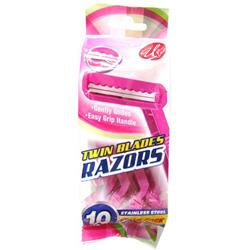 2290794 Twin Blade Razors, Pink - Case Of 72 - 72 Per Pack