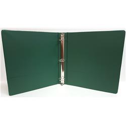 1994370 1 In. Basic 3-ring Binder With Two Inside Pockets, Green - Case Of 12 - 12 Per Pack
