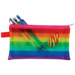 8 X 4.5 In. Rainbow View Pouch - 12 Count - Case Of 12 - 12 Per Pack