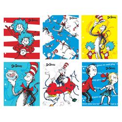 2320653 9 5.8 X 11.75 In. Dr. Seuss Cat In The Hat Folders - 6 Count - Case Of 12 - 12 Per Pack