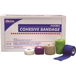 1303711 4 X 5 Yard Cohesive Bandages, Assorted Color - Case Of 18 - 18 Per Pack