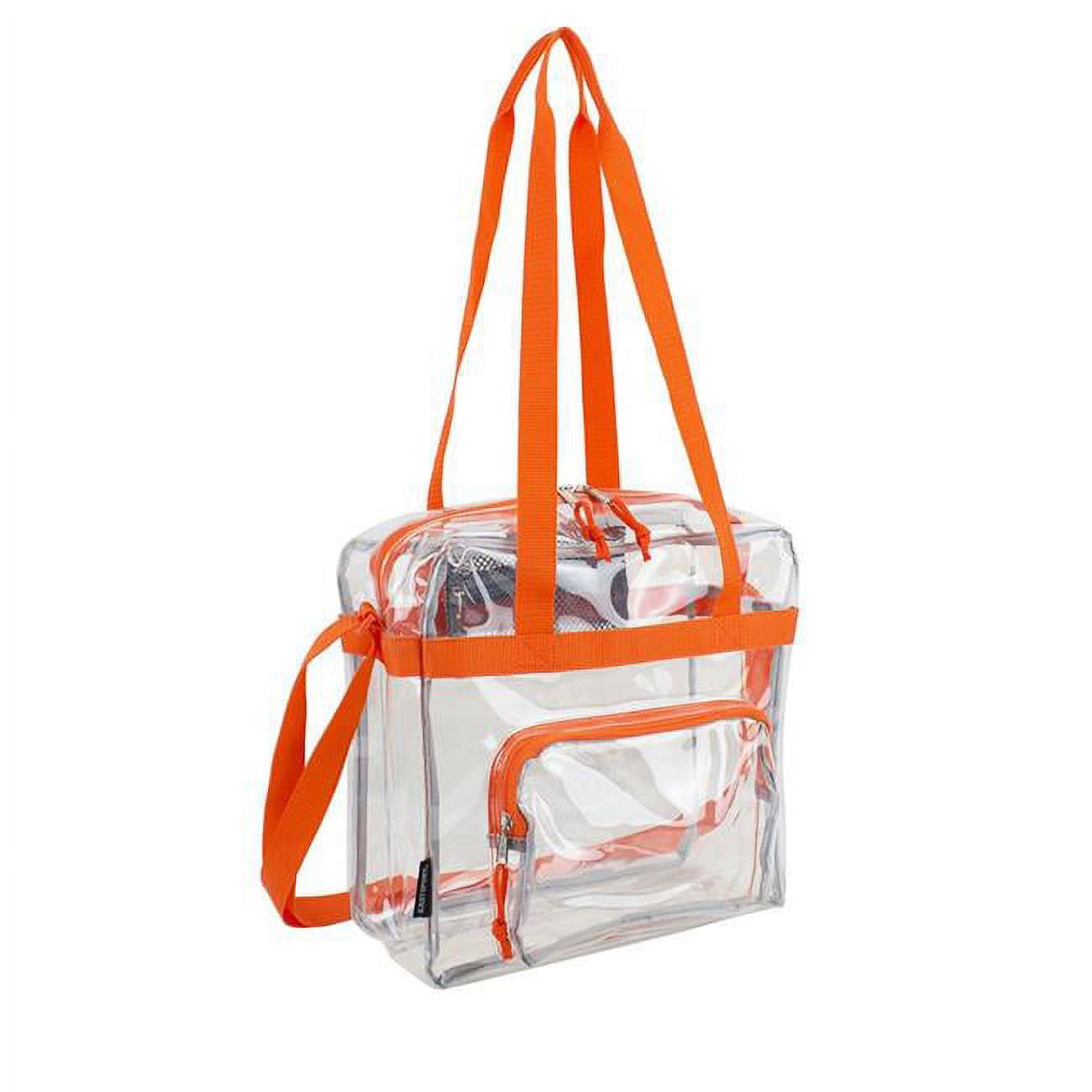 2315277 Clear Nfl Approved Stadium Tote, Orange - Case Of 12 - 12 Per Pack