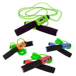10 Ft. Kids Jump Rope With Foam Handle & Counter, Assorted Color - Case Of 30 - 30 Per Pack