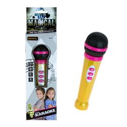 2324206 8 x 3 in. Kids Karaoke Microphone, Yellow - 84 Per Pack - Case of 84