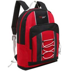 2182186 15.5 In. Bungee Pocket Elementary School Backpack - 20 Per Pack - Case Of 20