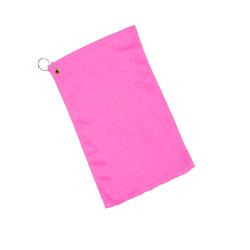 11 X 18 In. Grommet Fingertip Towel Hemmed Ends, Hot Pink - 240 Per Pack - Case Of 240