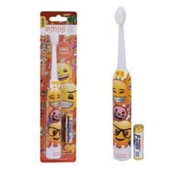 2291131 8 In. Emoji Kids Sonic Powered Toothbrush, Yellow - 24 Per Pack - Case Of 24
