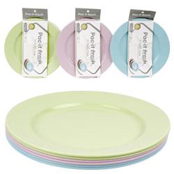 2291300 9 In. Pastel Color Plate, Pink, Blue & Green - 48 Per Pack - Case Of 48 - Pack Of 2