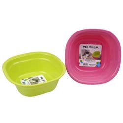 2291291 3.65 In. Plastic Basin, Pink & Green - 48 Per Pack - Case Of 48