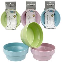 2291294 5 In. Cereal Bowl, Pink, Blue & Green - 48 Per Pack - Case Of 48 - Pack Of 2
