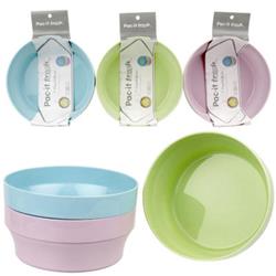 2291296 7 In. Pastel Color Bowl, Pink, Blue & Green - 48 Per Pack - Case Of 48