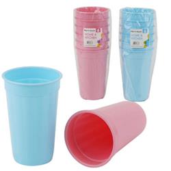 2291287 Plastic Tumbler, Blue & Pink - 10 Oz - 48 Per Pack - Case Of 48 - Pack Of 6