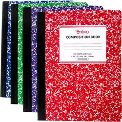 2303711 9.75 X 7.5 In. Premium Wide Ruled Composition Notebook, Assorted Color - 48 Per Pack - Case Of 48