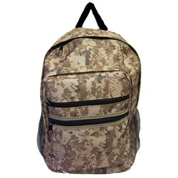 2318606 20 In. Camouflage Backpack - 24 Per Pack - Case Of 24